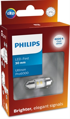 BEC LED 12V (ALB RECE 6000K) SOFIT 30MM ULTINON PRO6000