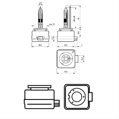 BEC XENON D3R VISION CUTIE SERVICE PHILIPS NBB