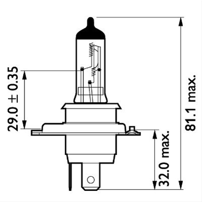 BEC 24V75/70W H4 MASTER DUTY PACHET SIMPLU