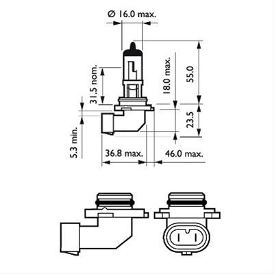 BLISTER 1 BEC HB4 12V51W VISION