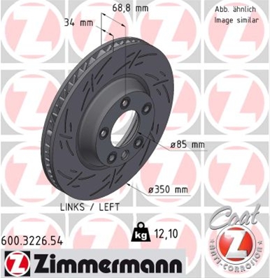 Imagine pentru produsul „DISC FRANA FATA STANGA BLACK Z"