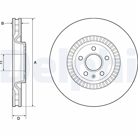 Imagine pentru produsul „DISC FRANA DELPHI (LIVRABIL NUMAI PERECHE)"