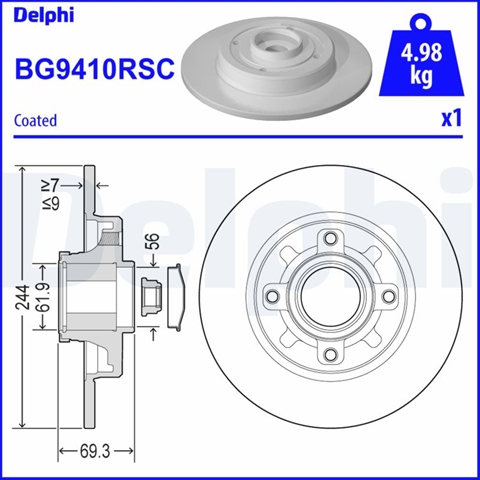 DISC FRANA (LIVRABIL NUMAI PERECHE)
