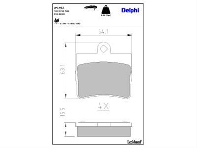 Imagine pentru produsul „SET PLACUTE FRANA,FRANA DISC"