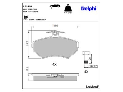 Imagine pentru produsul „SET PLACUTE FRANA,FRANA DISC"