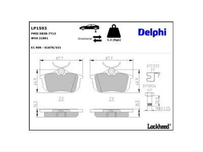 Imagine pentru produsul „SET PLACUTE FRANA,FRANA DISC"