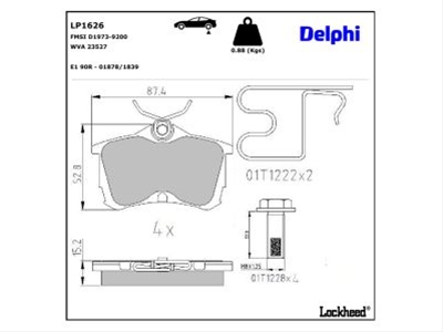 Imagine pentru produsul „SET PLACUTE FRANA,FRANA DISC"