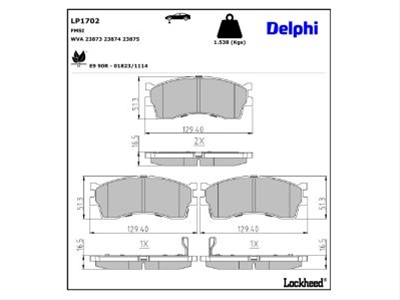 Imagine pentru produsul „SET PLACUTE FRANA,FRANA DISC"