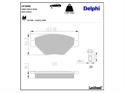 Imagine pentru produsul „SET PLACUTE FRANA,FRANA DISC"