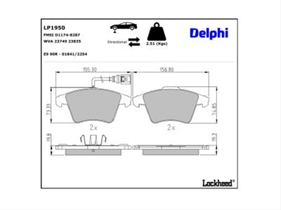 Imagine pentru produsul „SET PLACUTE FRANA,FRANA DISC"