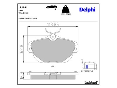 Imagine pentru produsul „SET PLACUTE FRANA,FRANA DISC"