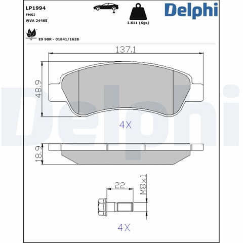 Imagine pentru produsul „SET PLACUTE FRANA,FRANA DISC"