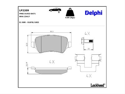 Imagine pentru produsul „SET PLACUTE FRANA,FRANA DISC"