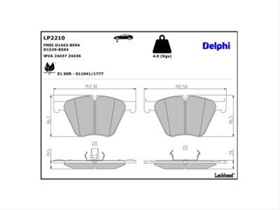 Imagine pentru produsul „SET PLACUTE FRANA,FRANA DISC"