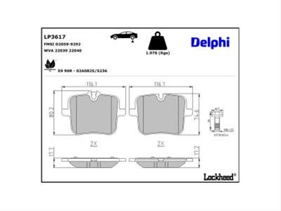 SET PLACUTE FRANA - DELPHI NBB