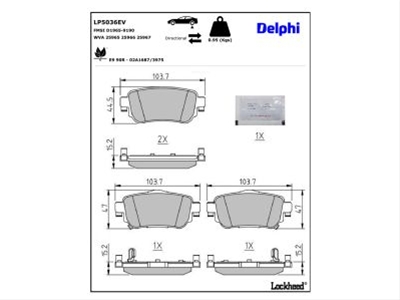 SET PLACUTE FRANA - DELPHI NBB