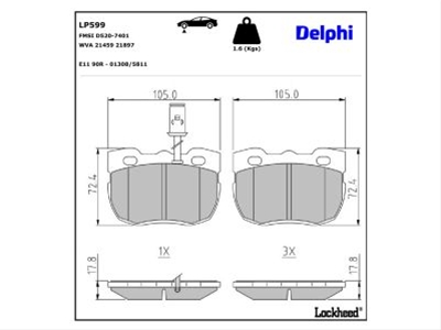 Imagine pentru produsul „SET PLACUTE FRANA,FRANA DISC"