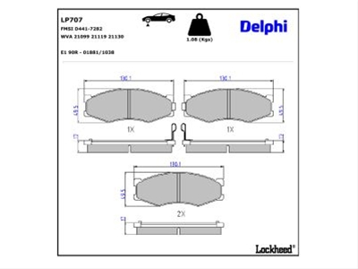 Imagine pentru produsul „SET PLACUTE FRANA,FRANA DISC"