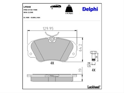 Imagine pentru produsul „SET PLACUTE FRANA,FRANA DISC"
