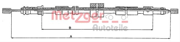 Imagine pentru produsul „CABLU FRANA DE PARCARE"