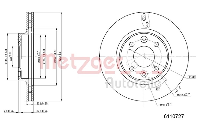 Imagine pentru produsul „DISC FRANA METZGER CSNBB"