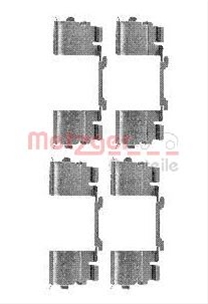 SET ACCESORII, PLACUTE FRANA