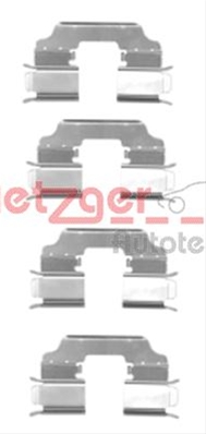 SET ACCESORII, PLACUTE FRANA