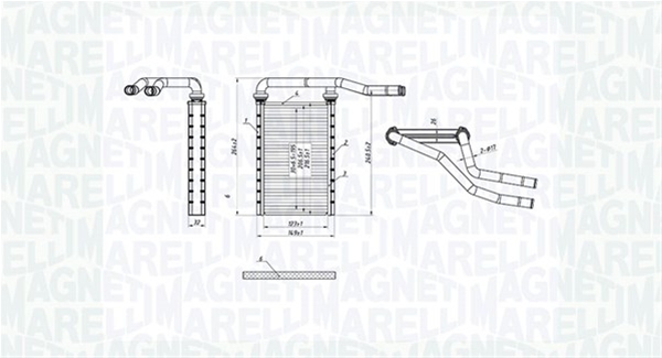 (BR490) CALORIFER SE25 MARELLI