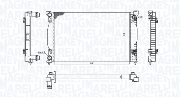 RADIATOR MOTOR (BM1966) MARELLI