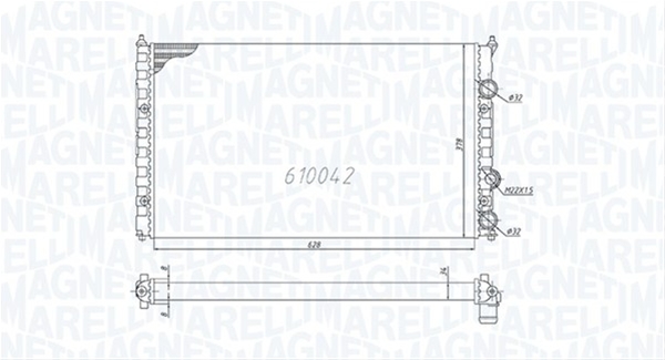 Imagine pentru produsul „RADIATOR, RACIRE MOTOR"