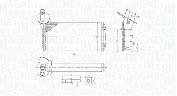 (BR410) CALORIFER SE25 MARELLI