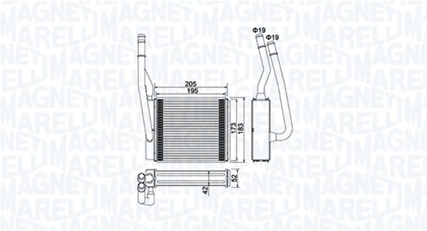 Imagine pentru produsul „(BR414) CALORIFER SE25 MARELLI"