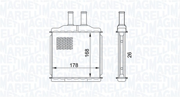 (BR432) CALORIFER SE25 MARELLI