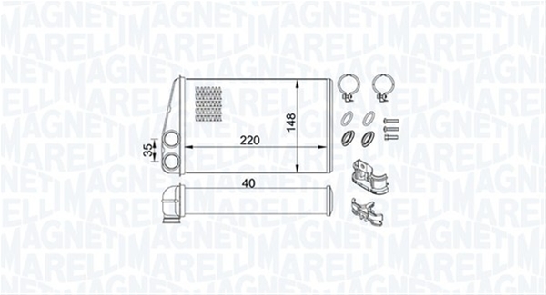 (BR438) CALORIFER SE25 MARELLI