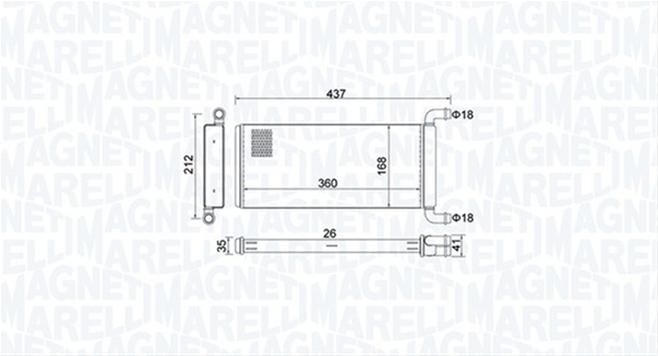 Imagine pentru produsul „(BR451) CALORIFER SE25 MARELLI"