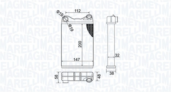 Imagine pentru produsul „(BR456) CALORIFER SE25 MARELLI"