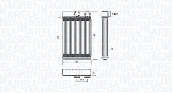 (BR478) CALORIFER MARELLI
