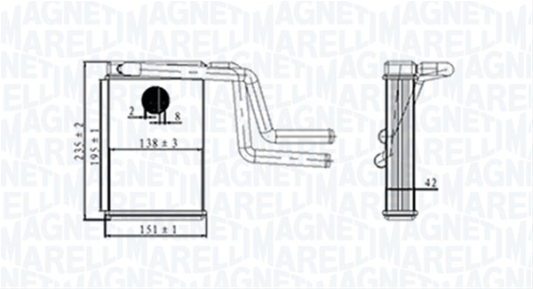 Imagine pentru produsul „(BR487) CALORIFER SE25 MARELLI"