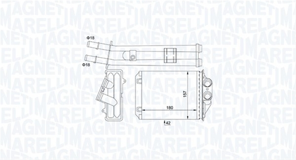 (BR491) CALORIFER SE25 MARELLI