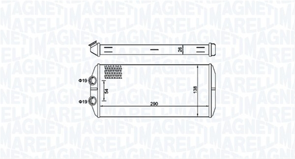 (BR497) CALORIFER SE25 MARELLI