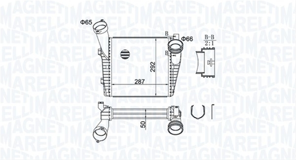 INTERCOOLER (MST440) MARELLI
