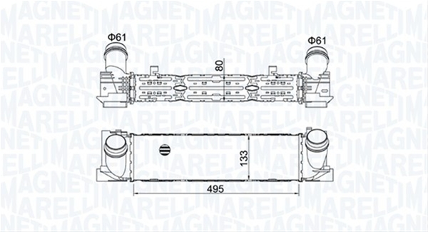 INTERCOOLER (MST490) MARELLI