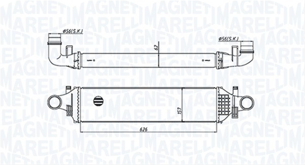 Imagine pentru produsul „INTERCOOLER (MST542) MARELLI"