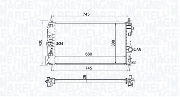 RADIATOR MARELLI