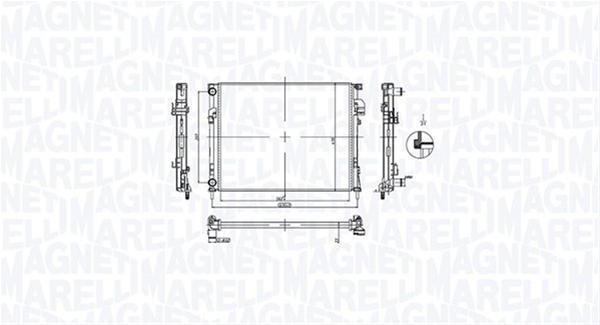 Imagine pentru produsul „RADIATOR MARELLI"