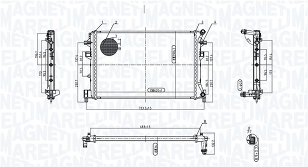 Imagine pentru produsul „RADIATOR MARELLI"