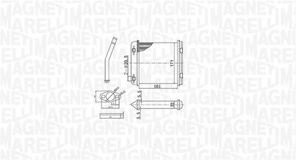 (BR408) CALORIFER SE25 MARELLI