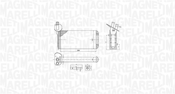 (BR410) CALORIFER SE25 MARELLI