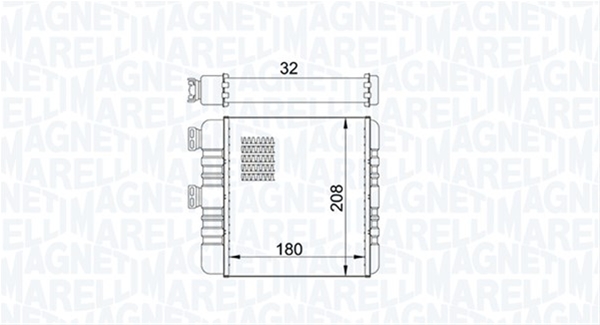 (BR418) CALORIFER SE25 MARELLI