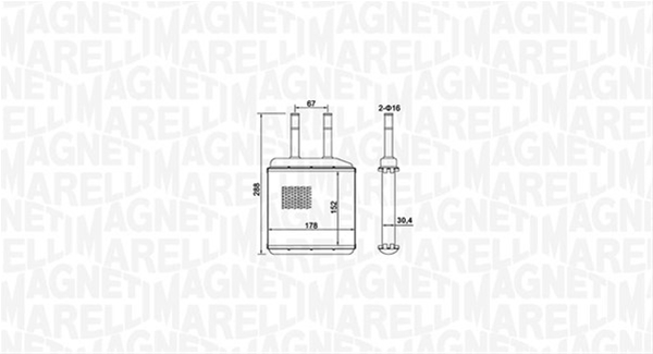 (BR420) CALORIFER SE25 MARELLI